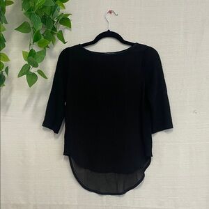 Zara Black Long Sleeve Women's Top